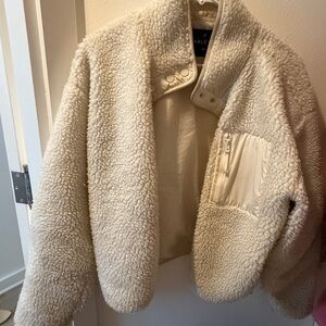 Cozy Cream Sherpa Jacket for Women